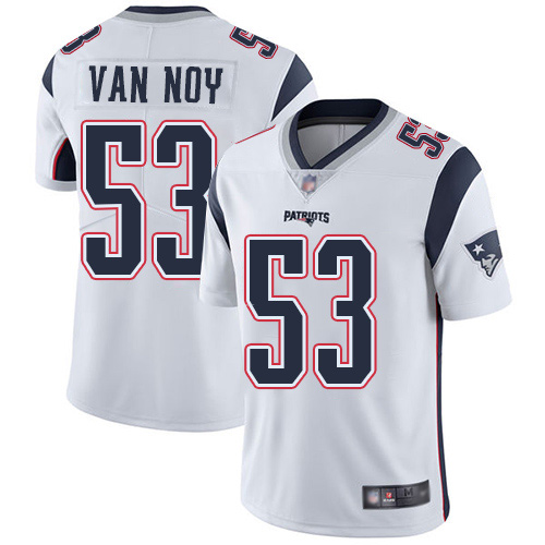 New England Patriots Football #53 Vapor Untouchable Limited White Men Kyle Van Noy Road NFL Jersey->new england patriots->NFL Jersey